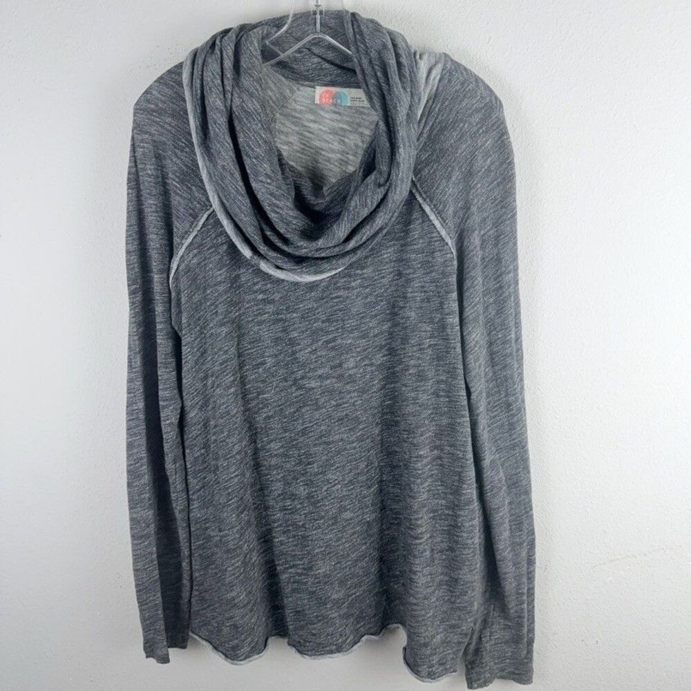 Free People Beach Corps Deux Cowl Neck Pullover Sweater Women's Two Body Gray